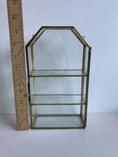 Brass & Glass Mini Curio
