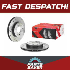 2x Brake Discs Pair Vented