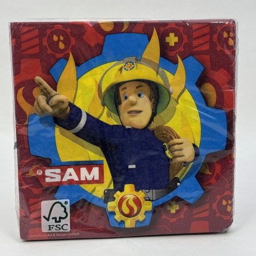 Fireman sam napkins amscan - sam,