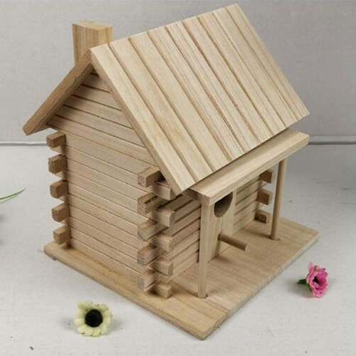 Warm wooden bird house budgie - bird,