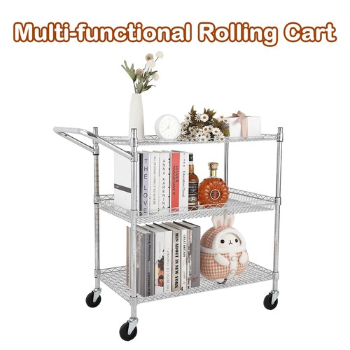 Steel tier storage cart - 2/3-tier,