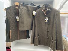 Dubarry Bracken Ladies Tweed Jacket/Skirt/Waistcoat set of three - Colour Heath