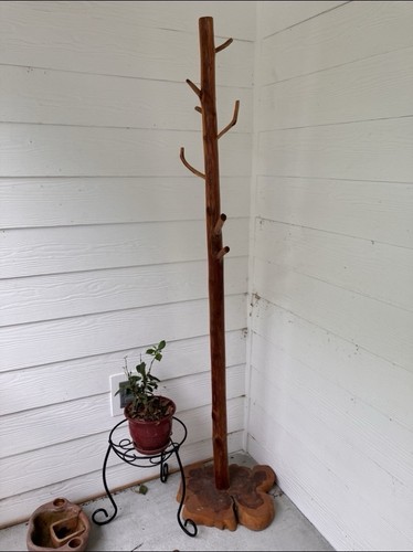 Rustic freestanding coat - ft.,