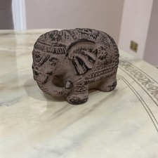 Vintage Indian Elephant Clay
