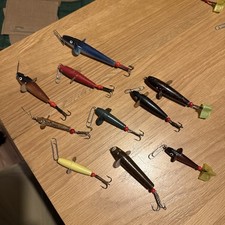 10 Vintage hand painted Devon