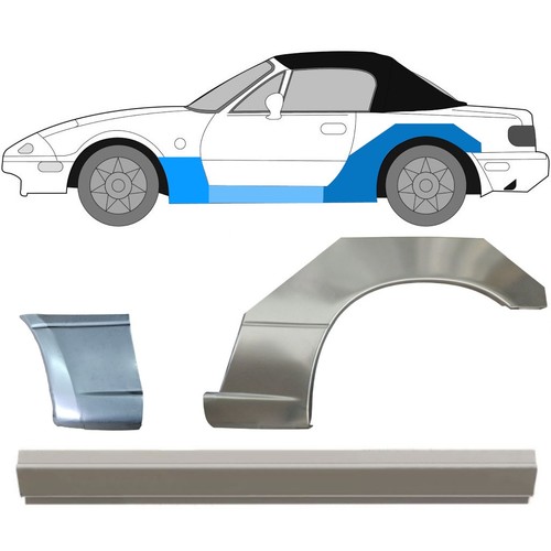 Sill front rear - +, fender