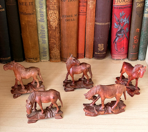 Vintage hand carved wooden - vintage,