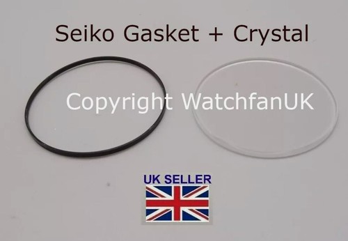 Flat crystal gasket - crystal, fits