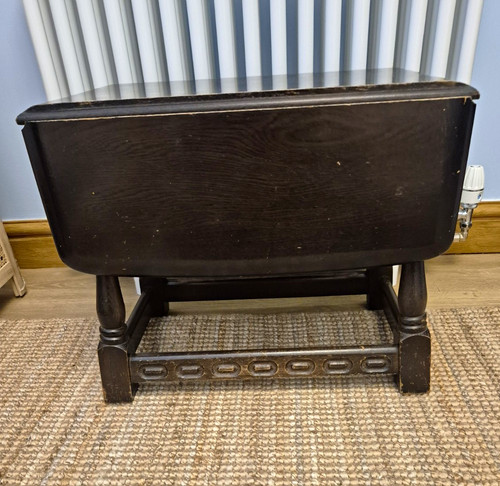 Brown wood drop leaf - brown, table
