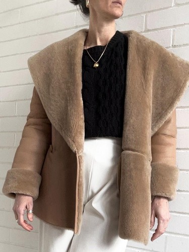 Real sheepskin shearling - real,