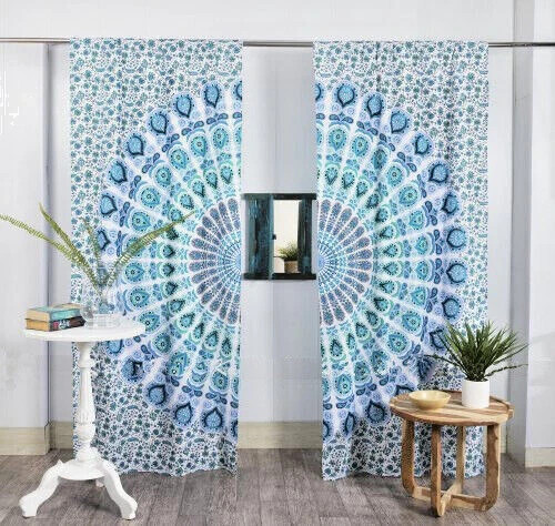 Indian mandala curtains - indian,