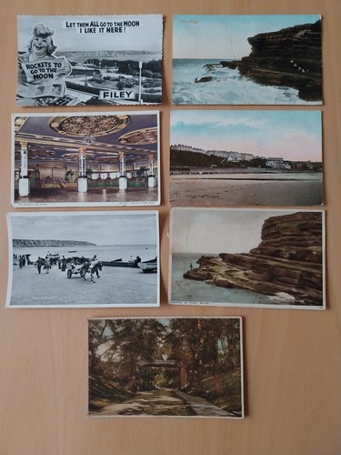 Filey postcard lot incl - postcard,