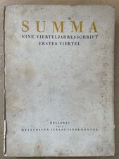 (Heilmann copy) Summa. A