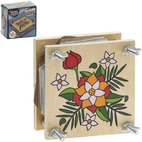 Wooden flower press retro - wooden,