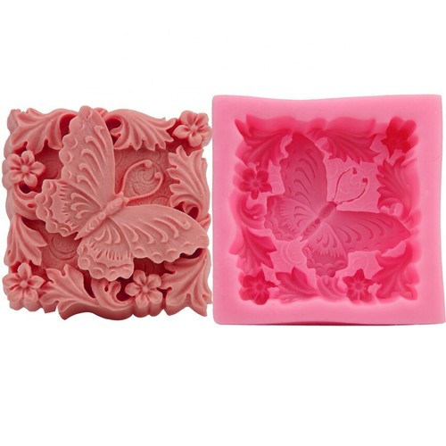 Butterfly soap mould silicone - butterfly,