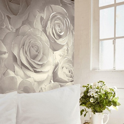 Muriva madison silver glitter - madison,
