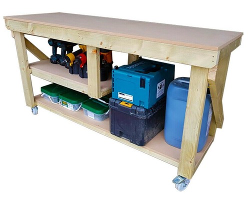 Workbench mdf top wooden - mdf,