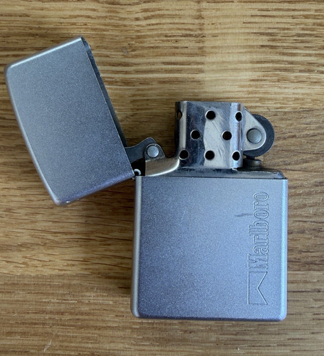 Marlboro zippo lighter - zippo, satin