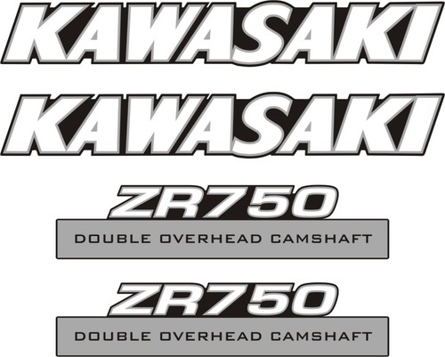 Kawasaki zr750 decals - zr750, decals.