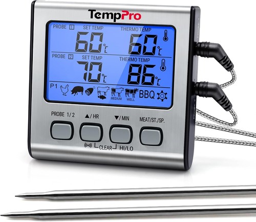 Digital meat thermometer with - digital,