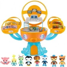 Sound & Light Octonauts Octopod Castle Adventure Playset 8 Action Figures Toys