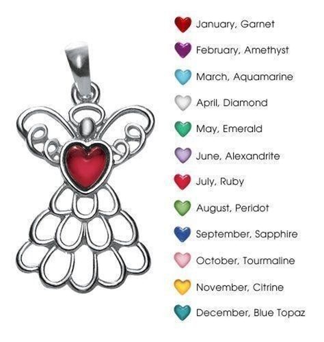Avon mary birthstone angel - mary,