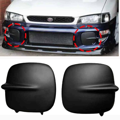 Unpaint front bumper fog - front,