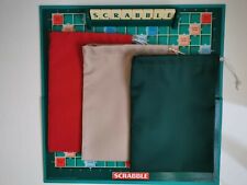 SCRABBLE LETTERS TILES BAG VARIOUS COLOURS DRAWSTRING BAG/SPARE BAG/HANDMADE