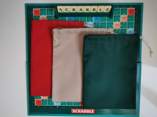 Scrabble letters tiles bag - letters,