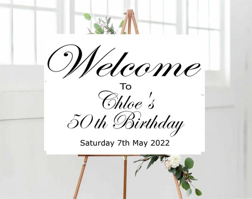 Personalised welcome birthday - welcome,