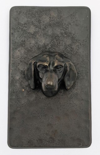 Antique bronze weimaraner - bronze, /