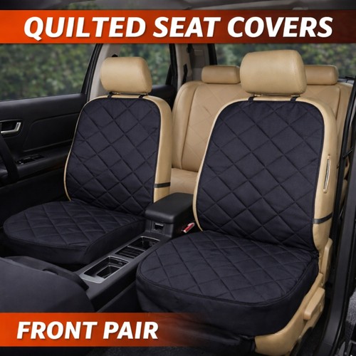 Front car seat covers quilted - car,