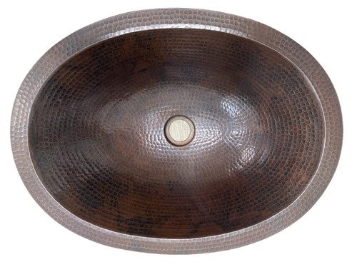 Oval hammered drop in - drop, or