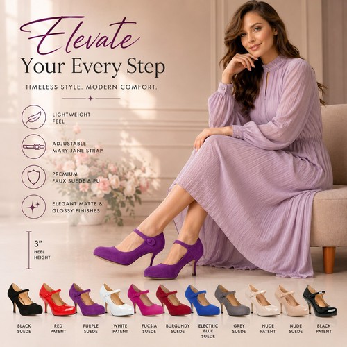 Womens mary jane platform - mary,