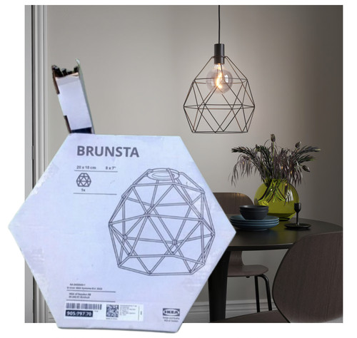 Ikea brunsta pendant lamp - brunsta,