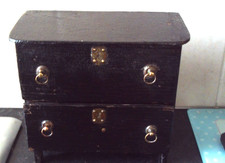 Vintage Miniature Wooden Chest