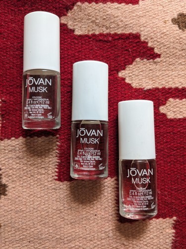 12ml jovan musk - 3x, cologne