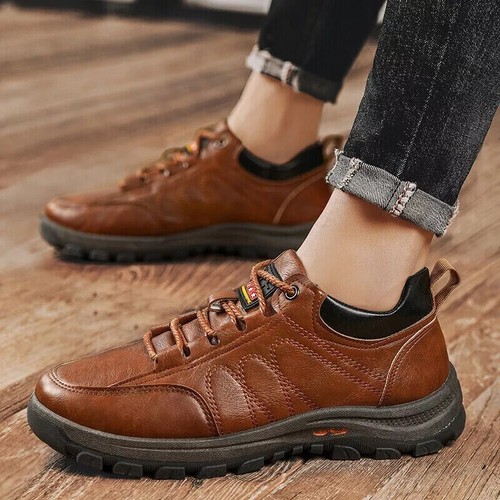 New mens leather shoes - new,