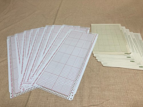 Pre punched card - pre-punched, set