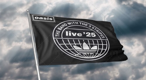 Oasis flag banner - banner, x