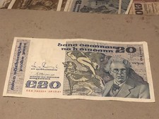 ReplacementSpecimen 20£ Punt Series B Irish banknote EEE Prefix W.B. Yeats