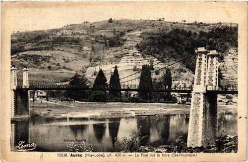 Old postcard aurec - 430,
