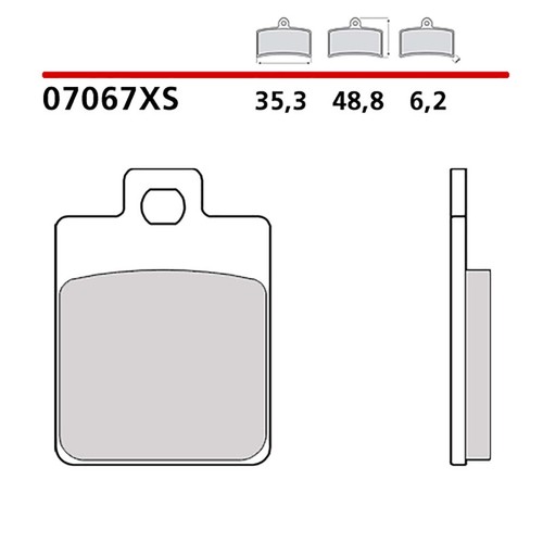 Brembo rear brake pads kit - brembo,