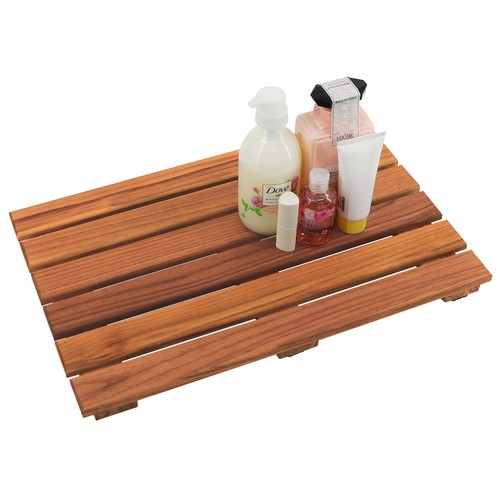 Vaefae teak shower mat - teak,