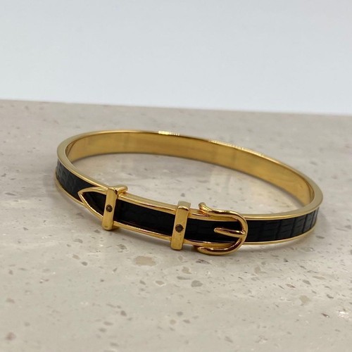 Hermes vintage bangle black - bangle,