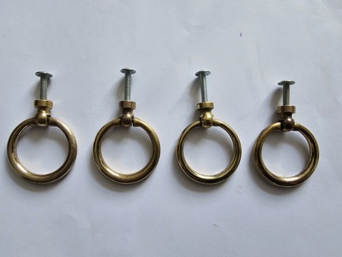 Stag brass furniture knobs - stag,
