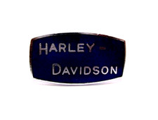 Vintage Harley Davidson Enamel Pin Lapel Badge 1970s. Biker Motorcycle
