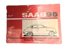 Saab 96 1963 OEM Owner's