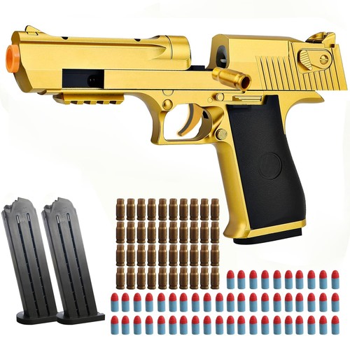 Toy gun gold - toy, pistol