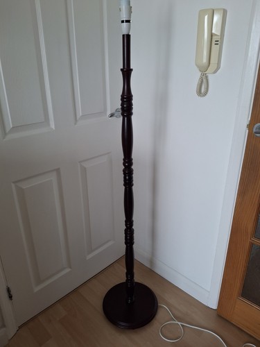 Wooden floor lamp stand - wooden,